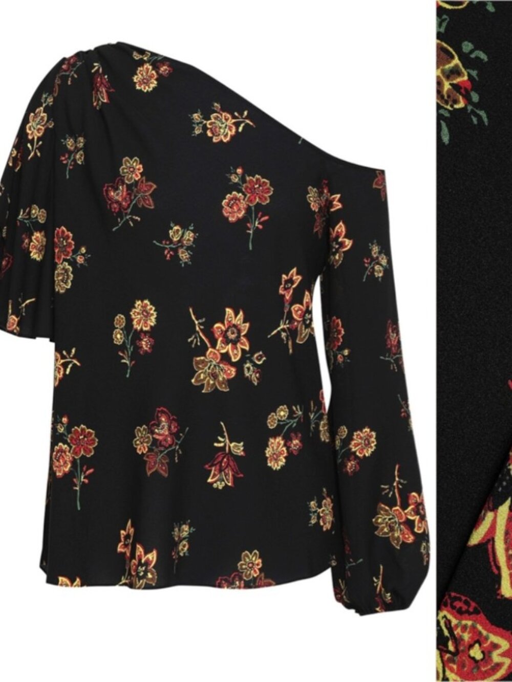 A.L.C. Marissa floral-print silk-crepe top 1798